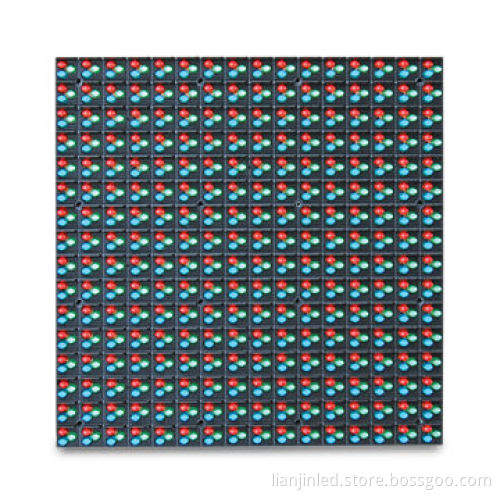 LED Module with DIP 1R1G1B, Recommended, Pixel Pitch of 10mm